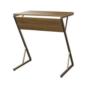 Regal Accent Table Laptop Desk in Walnut Look