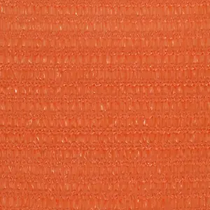 Berkfield Sunshade Sail 160 g/m2 Orange 3.6x3.6 m HDPE