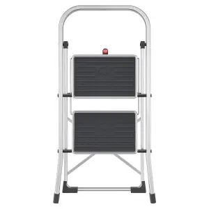 Hailo K60 Aluminium Folding Step Stool - 2 Steps