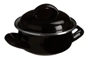 Essentials by Premier Porter Black Enamel Mini Casserole Dish