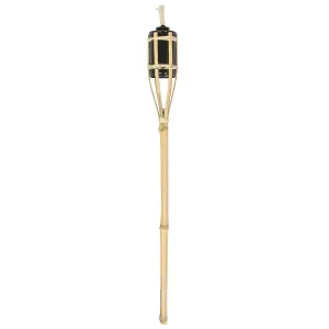 Harbour Housewares Bamboo Garden Fire Torches - 60cm - Pack of 12