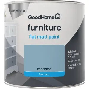 GoodHome Monaco Flat matt Furniture paint, 500ml