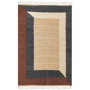 Jute Area Rug 200 x 300 cm Multicolour ORTAKOY