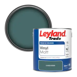 Leyland Trade Vinyl Matt Walls & Ceilings Emulsion Paint (S 6020-B50G) 2.5L