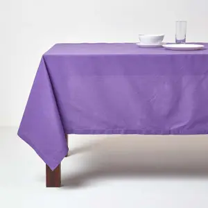 Homescapes Purple Tablecloth 137 x 178 cm