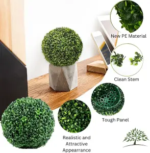 Boxwood Ball 30cm Artificial Garden Hanging Baskets Floral Decoration