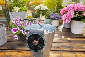 GARDENA Solar-Powered Irrigation AquaBloom Set