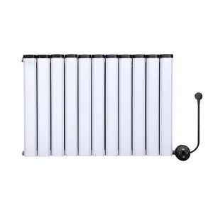 Smart WiFi Aluminium Electric Radiator. Low Energy consumption, High performance. 800 Watt. White.