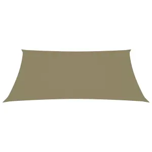 Berkfield Sunshade Sail Oxford Fabric Rectangular 3x4 m Beige