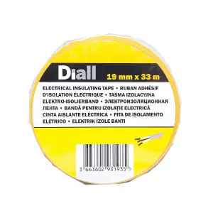 Diall Multicolour Electrical Tape (L)33m (W)19mm