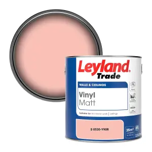 Leyland Trade Vinyl Matt Walls & Ceilings Emulsion Paint (S 0530-Y90R) 2.5L