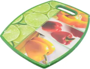 Non Slip Chopping Board Plastic Food Kitchen Cutting Fruits Vegetables