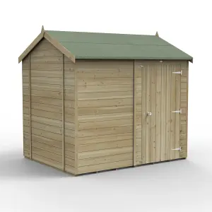 Timberdale 8x6 Reverse Apex Shed No Window