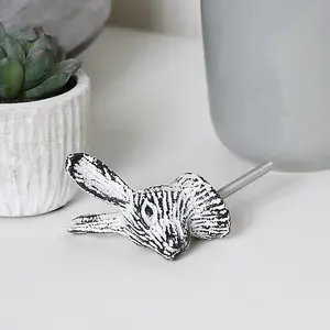 Melody Maison White Rabbit Head Drawer Knob