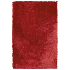 Shaggy Area Rug 160 x 230 cm Red EVREN