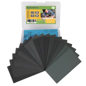 BLOSTM Sandpaper Assortment - 102 Pieces