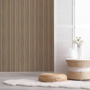 Fresco Wooden slats Natural Smooth Wallpaper Sample