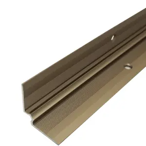 C31 28 x 28mm Anodised Aluminium LVT Stair nosing Inner Corner For 5mm Flooring - Champagne, 0.9m