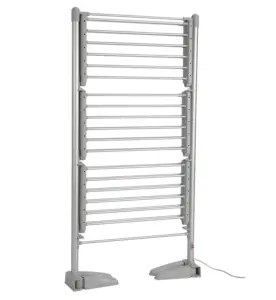 Energy Efficient Heated Electric Clothes Airer with Cover - 3 tier