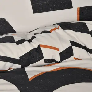 St. Charles Polyester Abstract Duvet Cover Set with Pillowcases 230 x 220cm