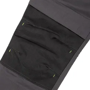 Apache Sudbury Grey & black Men's Holster pocket trousers, W36" L31"