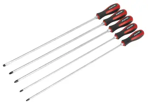 Sealey Screwdriver Set 5pc Hammer-Thru 450mm AK4936