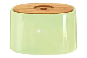 Maison by Premier Fletcher Green Ceramic Bread Crock