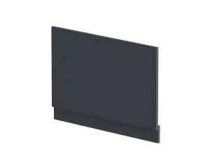 800mm Bath MDF End Panel & Plinth - Soft Black