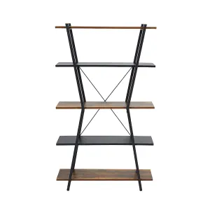 5-Tier Bookshelf Open Bookcase Display Shelf