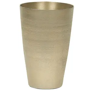 Beliani Glam Flower Vase AMRIT Metal Gold