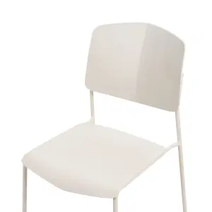 Set of 4 Dining Chairs ASTORIA Beige