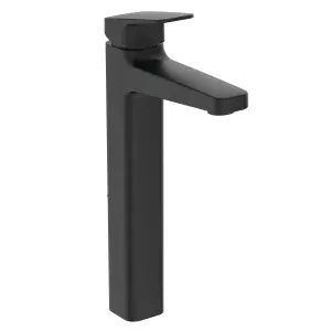 Ideal Standard Ceraplan Tall Black Square Basin Mono mixer Tap