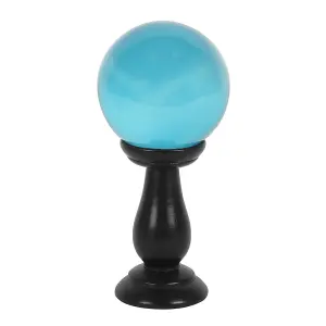 Something Different Crystal Ball Teal (18cm x 9cm x 9cm)