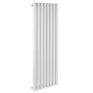 Ximax Vulkan VU180060W White Vertical Designer 6135BTU Radiator, (W)585mm x (H)1800mm