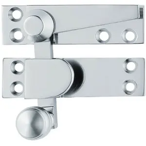 Quadrant Arm Sash Window Fastener 70 x 20mm 35mm Projection Satin Chrome