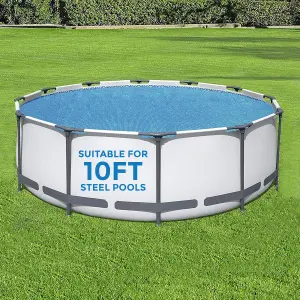 Bestway 10ft Solar Pool Cover Fits Fast Set & Steel Pro Swimming Pools