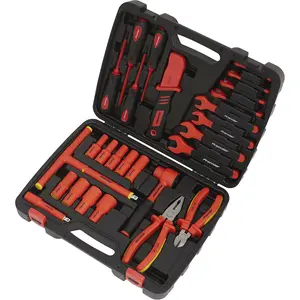 27-Piece VDE Insulated Tool Kit for Electricians and Technicians