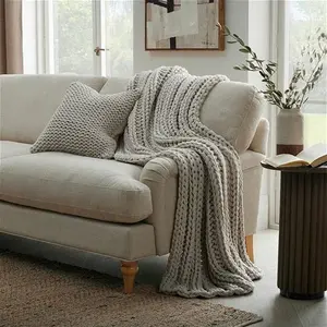 DUSK Montreal Sofa Throw - Natural