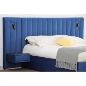 Hotel Bed Frame Ottoman KING SIZE Storage Bed With Headboard