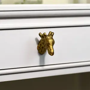 Melody Maison Antique Gold Giraffe Drawer Knob