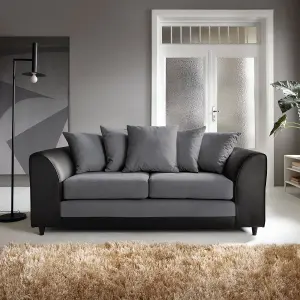 Dylan 3 Seater Sofa in Dark Grey