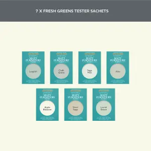 Rust-Oleum Light Green Matt Furniture Paint Tester Samples - 10ml