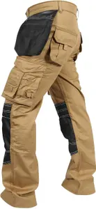 SSS Mens Work Trousers Cargo Multi Pockets Work Pants, S:30W/34L, M:32W/34L, L:34W/34L, XL:36W/34L, XXL:38W/34L and 3XL:40W/34L