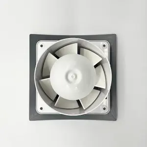 AirTech-UK Bathroom Extractor Fan 100 mm / 4" Brushed Chrome Finish decorative Front Panel with Standard Fan