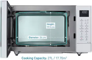 Panasonic 3-in-1 Slimline Combination Microwave Oven, White