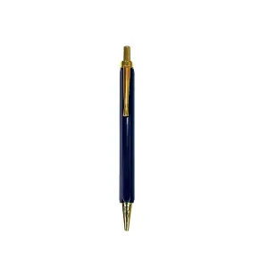 The Design Group Retractable Pen (Pack of 3) Blue/Gold (One Size)