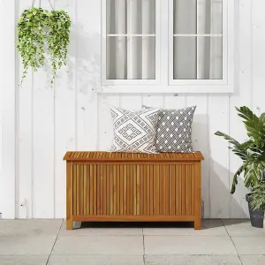 vidaXL Garden Storage Box 113x50x58 cm Solid Acacia Wood