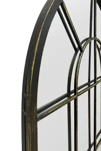 MirrorOutlet Somerley Country Arch Large Garden Mirror 140 x 65 CM