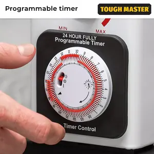 TOUGH MASTER TM-CH203 Electric Convector Heater 2000W Portable Thermostat Fan Timer