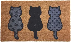 Coir Doormat Gainsborough Kittens 45x75 cm